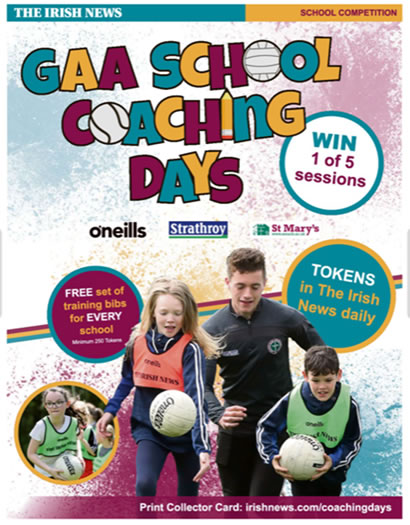 GAA School Coaching Days flyer