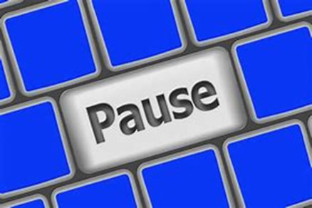 Pause in teaching