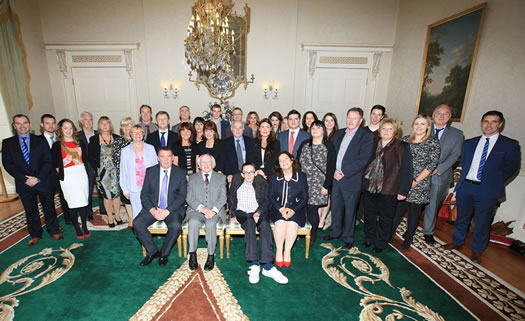 WBPB visit to Áras an Uachtaráin