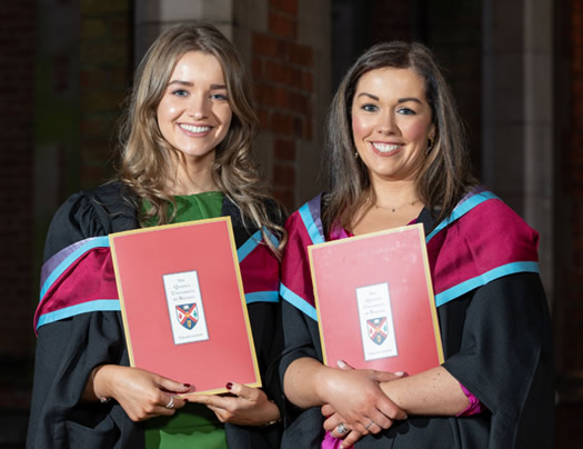 Master of Education graduate at Winter Gradation, Whitla Hall, Queen's University 