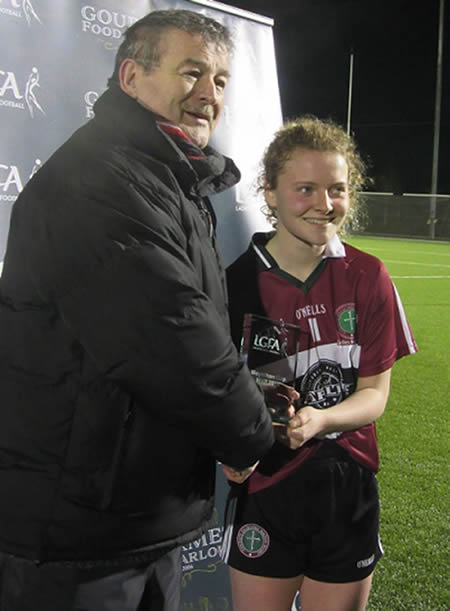 Roisin Devlin was awarded “Player of the Match”