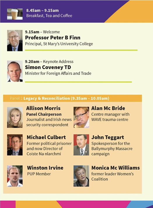 Good Friday Agreement 20 Years On - Timetable Panel 1