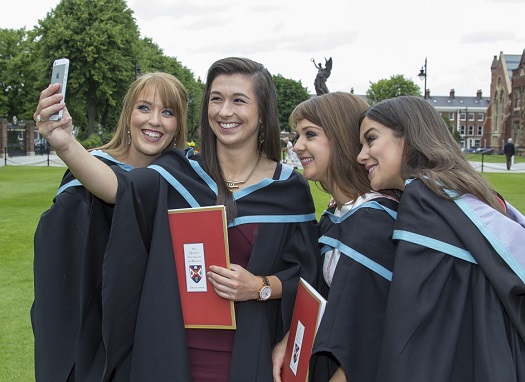 Students taking a Selfie