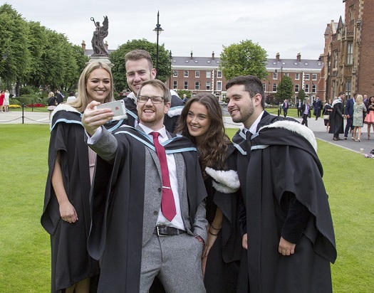 Students taking a Selfie